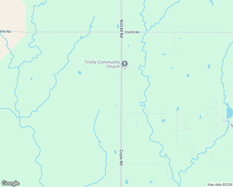 map of restaurants, bars, coffee shops, grocery stores, and more near 9722 Coyle Road in Coyle
