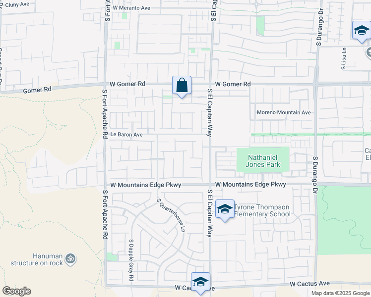 map of restaurants, bars, coffee shops, grocery stores, and more near 9094 West Parkstone Avenue in Las Vegas