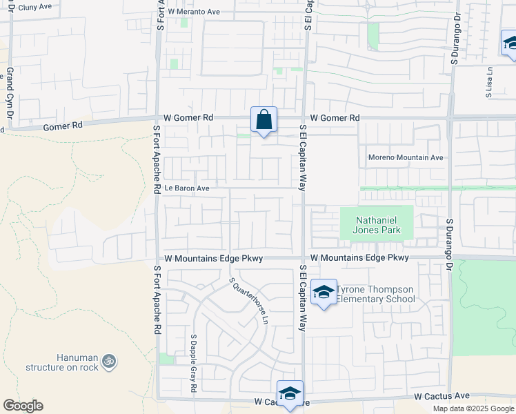 map of restaurants, bars, coffee shops, grocery stores, and more near 9120 West Parkstone Avenue in Las Vegas