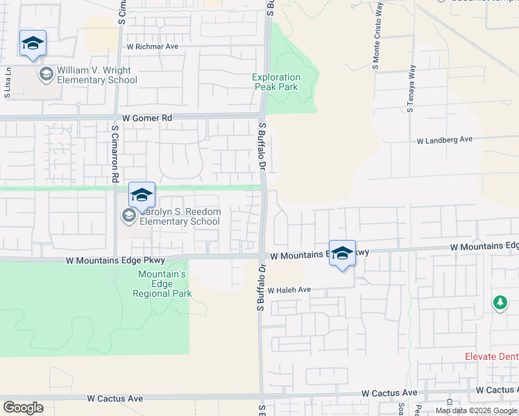 map of restaurants, bars, coffee shops, grocery stores, and more near 9999 Amber Field Street in Las Vegas