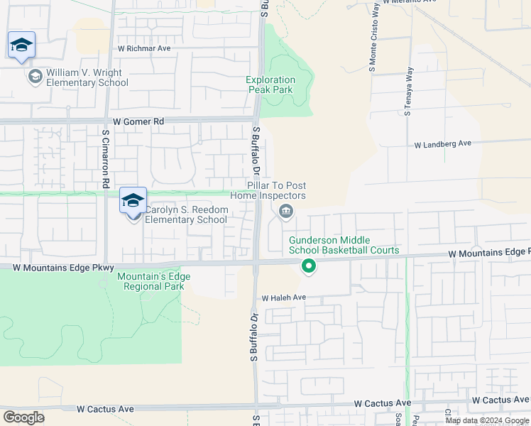 map of restaurants, bars, coffee shops, grocery stores, and more near 9943 Peak Lookout Street in Las Vegas