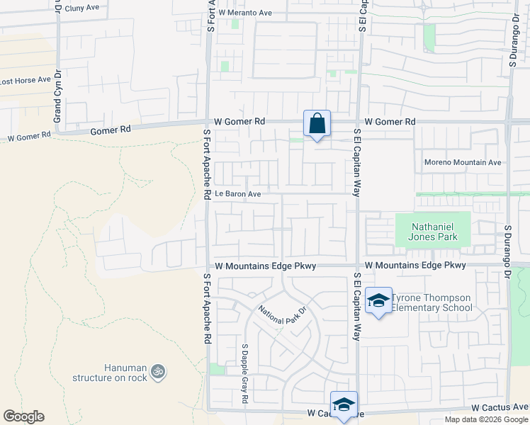 map of restaurants, bars, coffee shops, grocery stores, and more near 9250 Wild Stampede Avenue in Las Vegas