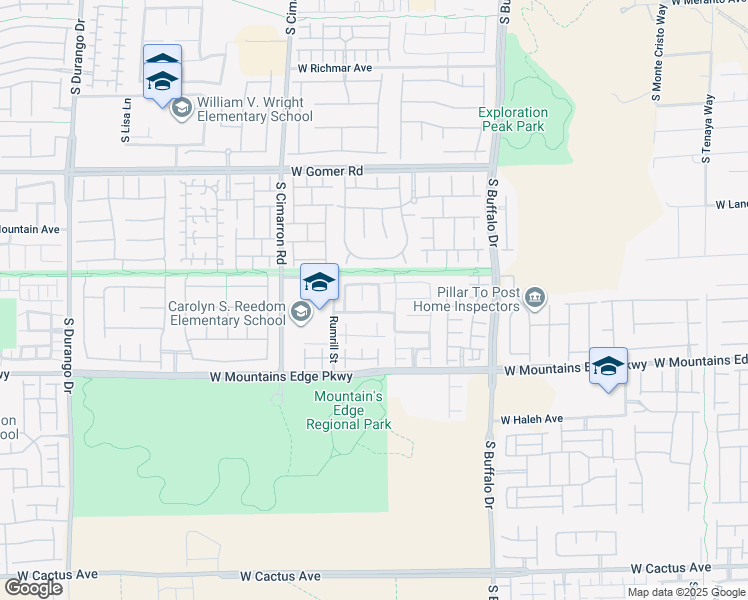 map of restaurants, bars, coffee shops, grocery stores, and more near 9955 Morpeth Street in Las Vegas