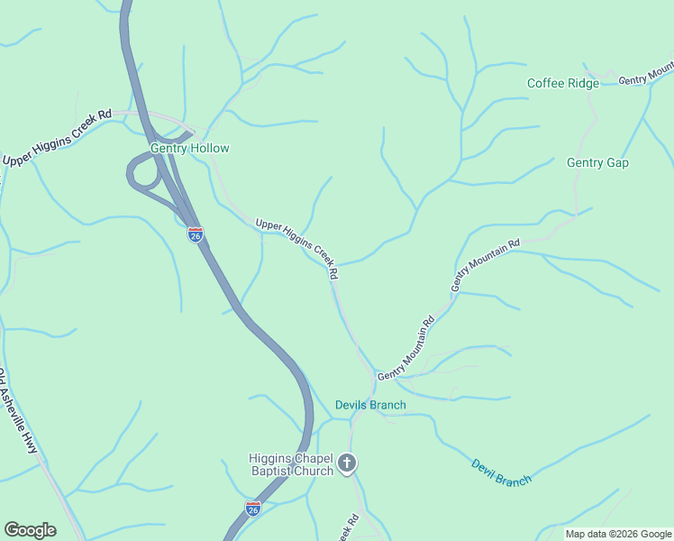 map of restaurants, bars, coffee shops, grocery stores, and more near 1271 Upper Higgins Creek Road in Flag Pond