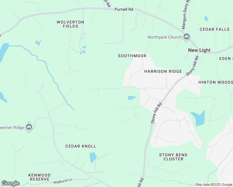 map of restaurants, bars, coffee shops, grocery stores, and more near 940 Harrison Ridge Road in Wake Forest