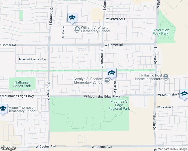 map of restaurants, bars, coffee shops, grocery stores, and more near 8243 Yukon Hills Court in Las Vegas