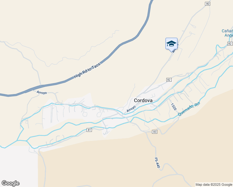 map of restaurants, bars, coffee shops, grocery stores, and more near in Cordova