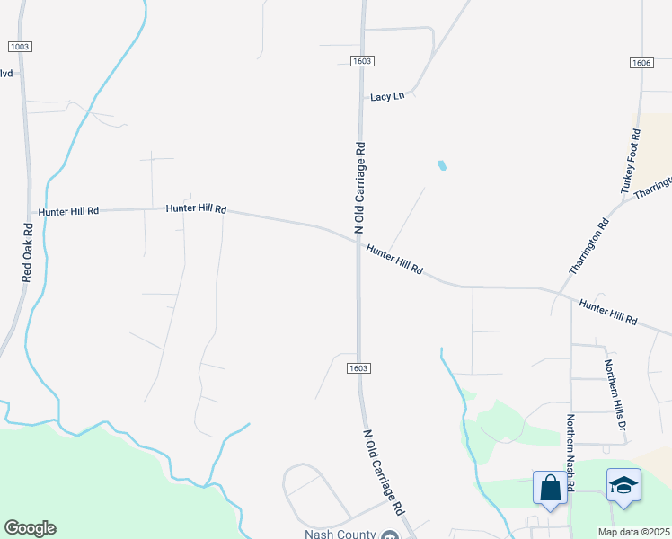 map of restaurants, bars, coffee shops, grocery stores, and more near in Red Oak