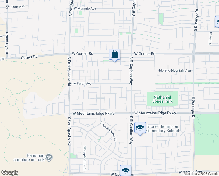 map of restaurants, bars, coffee shops, grocery stores, and more near 9174 West Parkstone Avenue in Las Vegas
