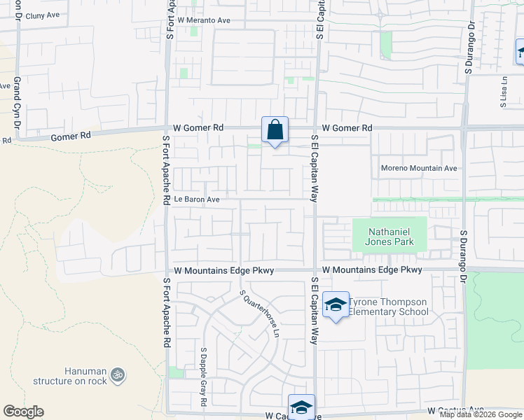 map of restaurants, bars, coffee shops, grocery stores, and more near 9174 West Parkstone Avenue in Las Vegas