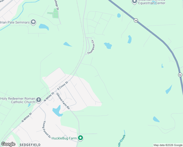 map of restaurants, bars, coffee shops, grocery stores, and more near 108 Trotters Court in Youngsville