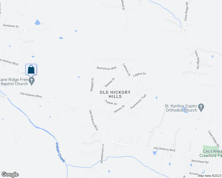 map of restaurants, bars, coffee shops, grocery stores, and more near 7129 Legacy Drive in Nashville