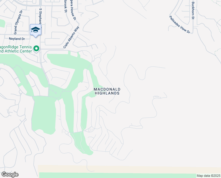 map of restaurants, bars, coffee shops, grocery stores, and more near 523 Serenity Point Drive in Henderson