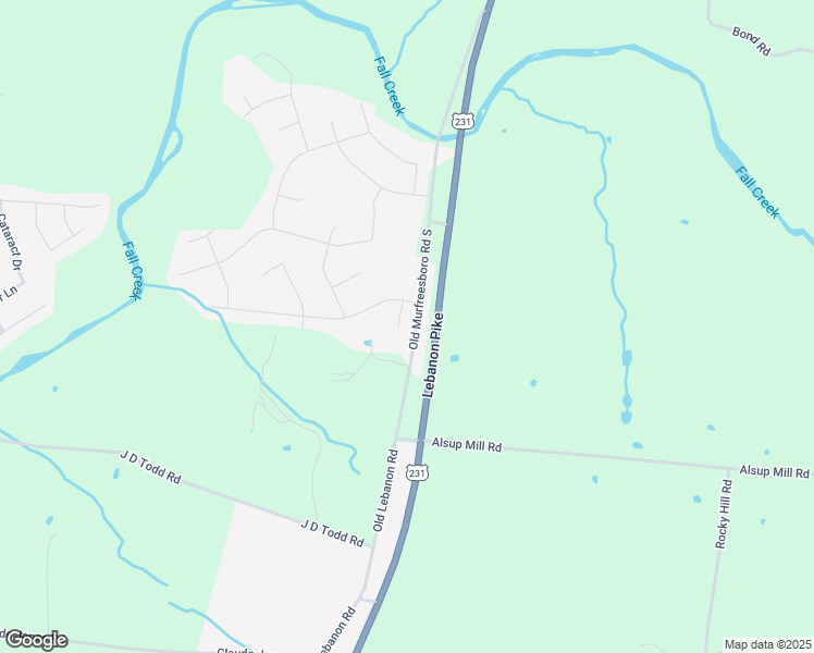 map of restaurants, bars, coffee shops, grocery stores, and more near 503 Crooked Creek in Murfreesboro