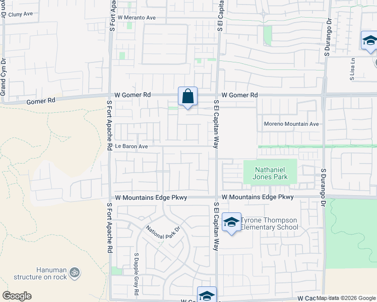 map of restaurants, bars, coffee shops, grocery stores, and more near 9104 West Ashiwi Avenue in Las Vegas