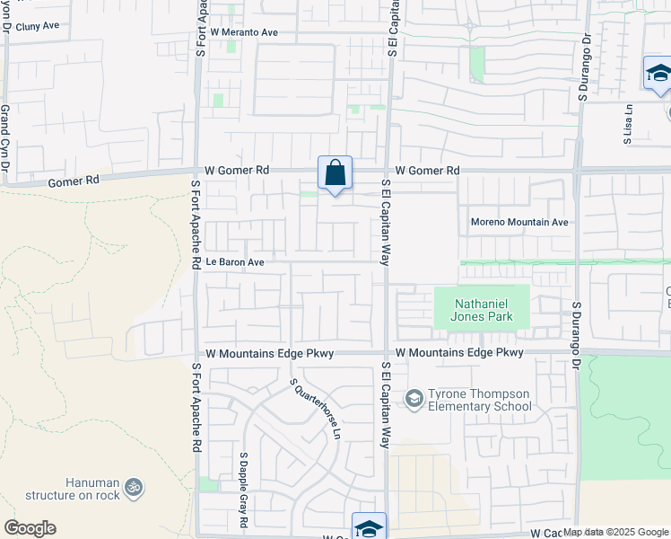 map of restaurants, bars, coffee shops, grocery stores, and more near 9104 West Ashiwi Avenue in Las Vegas