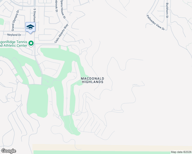 map of restaurants, bars, coffee shops, grocery stores, and more near 519 Serenity Point Drive in Henderson