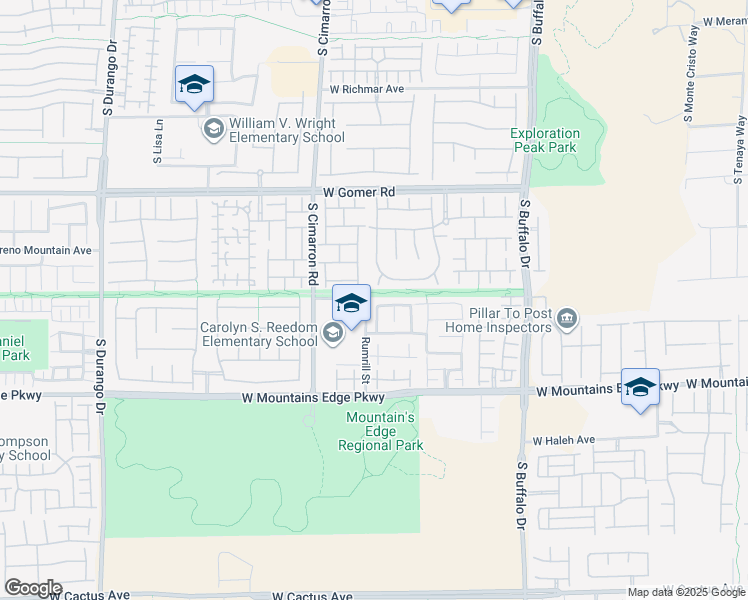map of restaurants, bars, coffee shops, grocery stores, and more near 8080 Allensford Avenue in Las Vegas