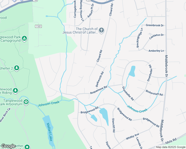 map of restaurants, bars, coffee shops, grocery stores, and more near 4121 Clinard Road in Clemmons