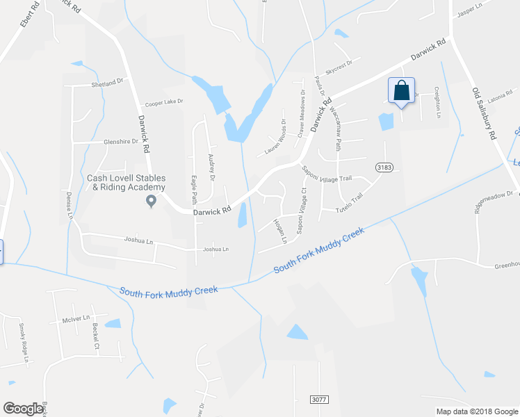 map of restaurants, bars, coffee shops, grocery stores, and more near 5176 Brynfield Court in Winston-Salem