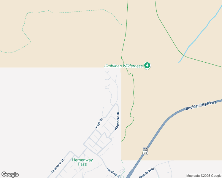 map of restaurants, bars, coffee shops, grocery stores, and more near 611 Lido Drive in Boulder City