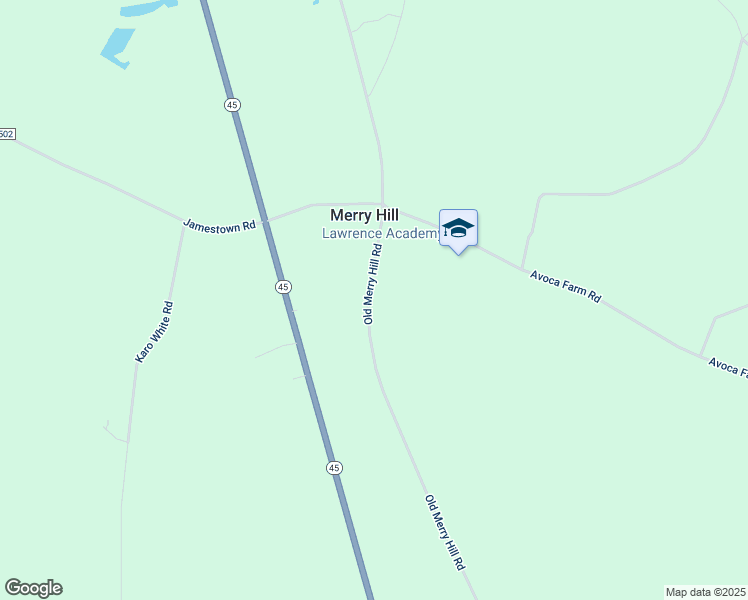 map of restaurants, bars, coffee shops, grocery stores, and more near 403 Old Merry Hill Road in Merry Hill