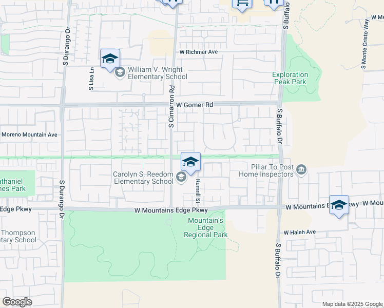 map of restaurants, bars, coffee shops, grocery stores, and more near 8109 Skytop Ledge Avenue in Las Vegas