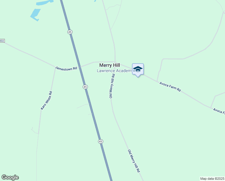 map of restaurants, bars, coffee shops, grocery stores, and more near 403 Old Merry Hill Road in Merry Hill