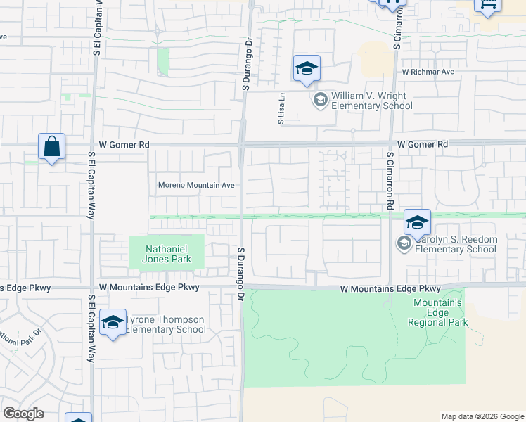 map of restaurants, bars, coffee shops, grocery stores, and more near 8547 Benidorm Avenue in Las Vegas
