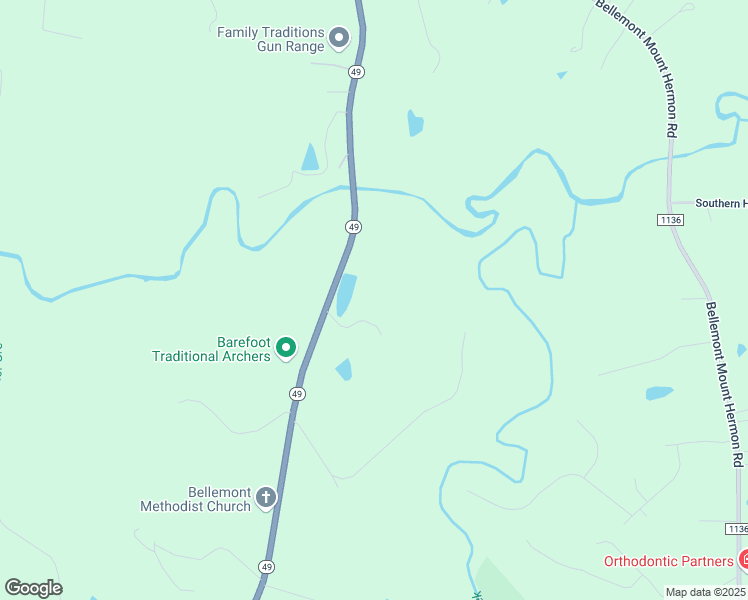 map of restaurants, bars, coffee shops, grocery stores, and more near 4650 State Highway 49 in Burlington
