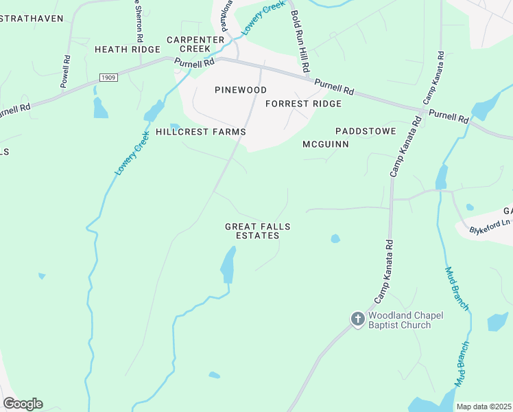 map of restaurants, bars, coffee shops, grocery stores, and more near 7132 Shady Glen Lane in Wake Forest