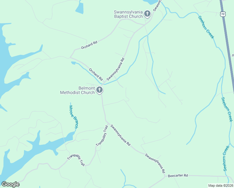 map of restaurants, bars, coffee shops, grocery stores, and more near 1321 Chrisman Road in Dandridge