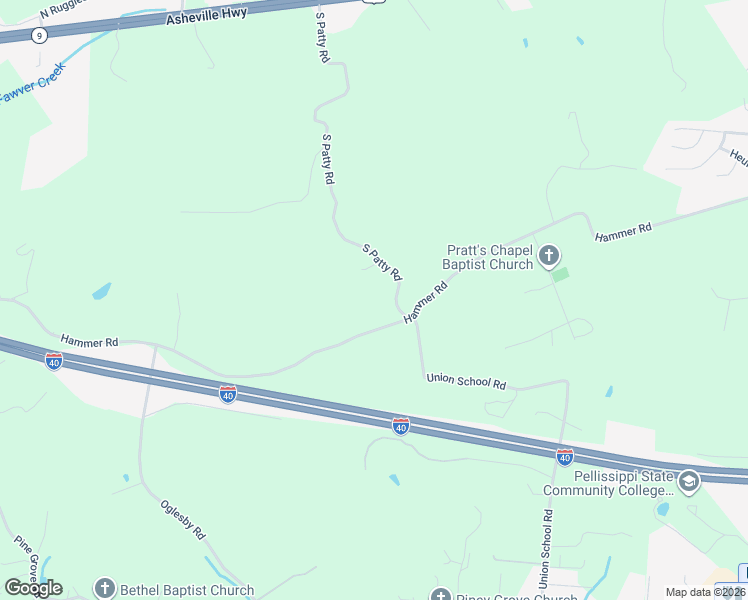 map of restaurants, bars, coffee shops, grocery stores, and more near 515 South Patty Road in Knoxville