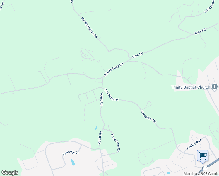 map of restaurants, bars, coffee shops, grocery stores, and more near 7826 Carpenter Road in Knoxville