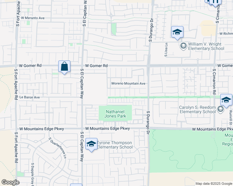 map of restaurants, bars, coffee shops, grocery stores, and more near 9866 Lanzarote Court in Las Vegas