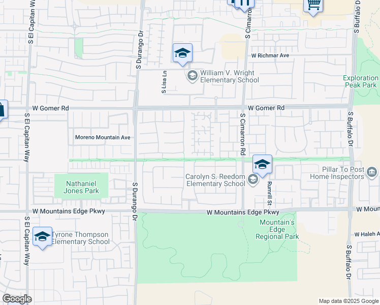 map of restaurants, bars, coffee shops, grocery stores, and more near 8396 Waylon Avenue in Las Vegas