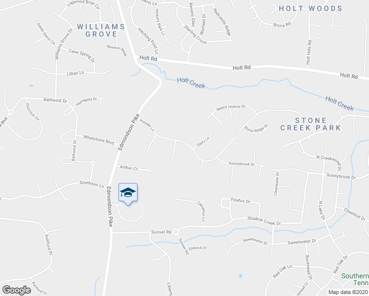 map of restaurants, bars, coffee shops, grocery stores, and more near 9532 Inavale Lane in Brentwood