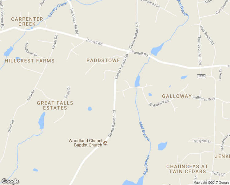map of restaurants, bars, coffee shops, grocery stores, and more near 13809 Camp Kanata Road in Wake Forest