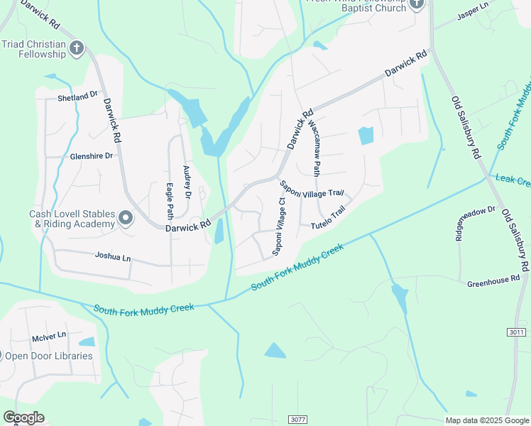 map of restaurants, bars, coffee shops, grocery stores, and more near 5063 Hogan Point Court in Winston-Salem
