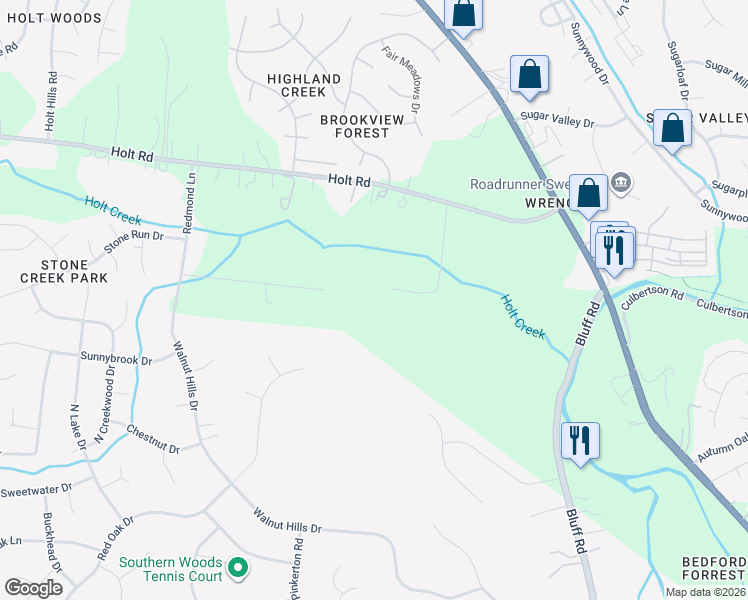 map of restaurants, bars, coffee shops, grocery stores, and more near 6459 Holt Road in Nashville
