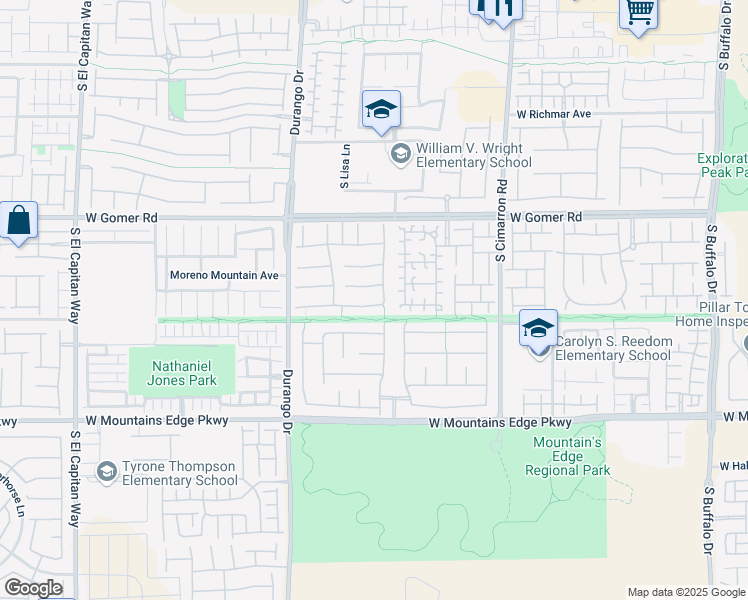 map of restaurants, bars, coffee shops, grocery stores, and more near 8434 Benidorm Avenue in Las Vegas