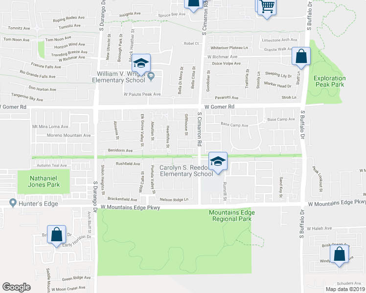 map of restaurants, bars, coffee shops, grocery stores, and more near 8257 Timely Treasures Avenue in Las Vegas