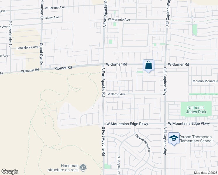 map of restaurants, bars, coffee shops, grocery stores, and more near 9869 Iris Valley Street in Las Vegas