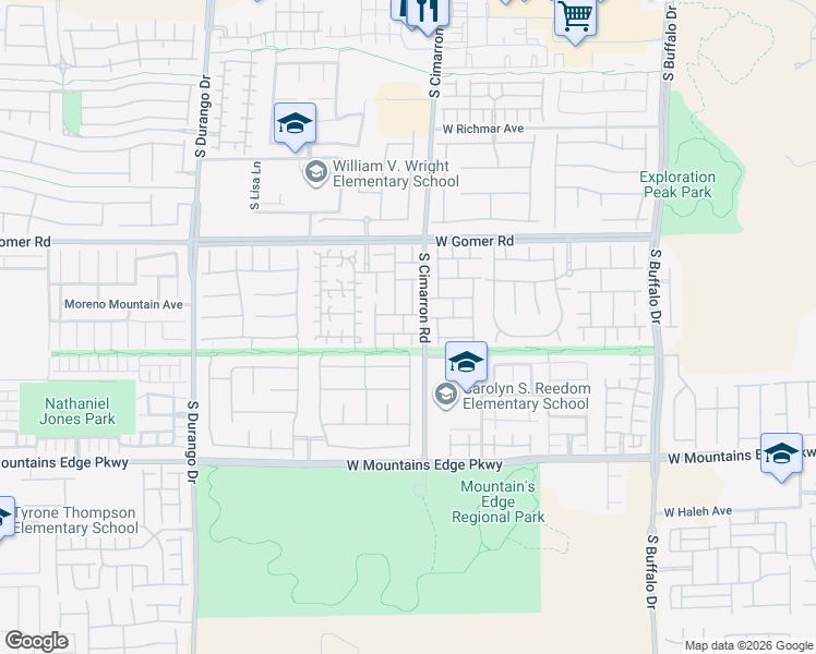 map of restaurants, bars, coffee shops, grocery stores, and more near 8234 Timely Treasures Avenue in Las Vegas