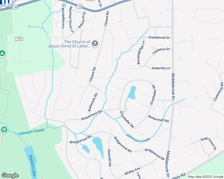 map of restaurants, bars, coffee shops, grocery stores, and more near 118 Fernworth Court in Clemmons