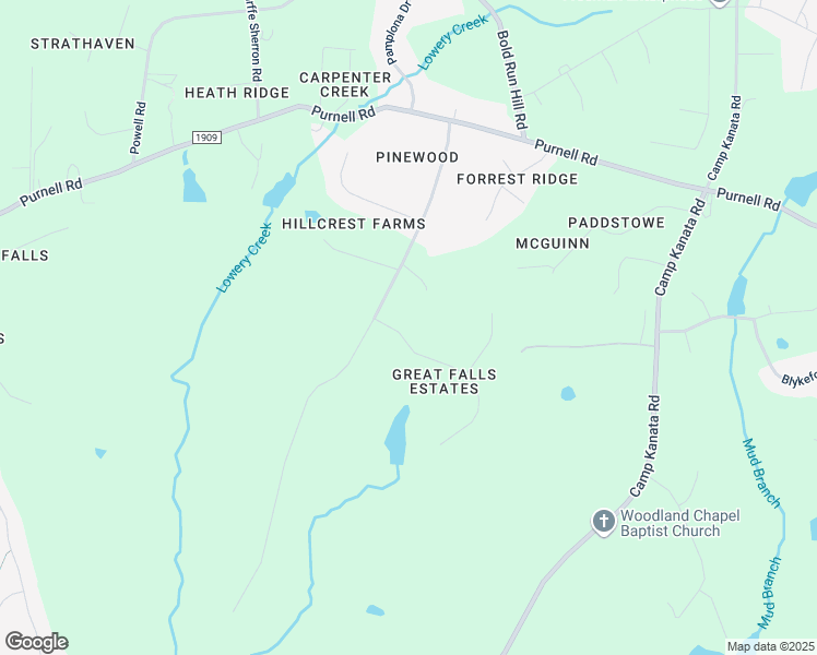 map of restaurants, bars, coffee shops, grocery stores, and more near 7132 Shady Glen Lane in Wake Forest