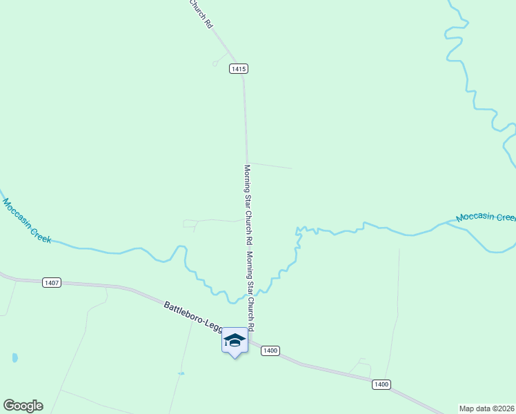 map of restaurants, bars, coffee shops, grocery stores, and more near 5803 Morning Star Church Road in Edgecombe County