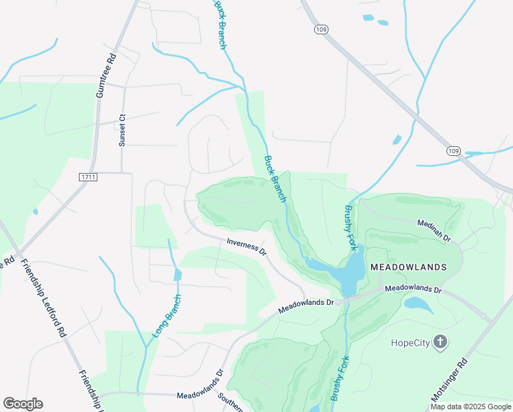 map of restaurants, bars, coffee shops, grocery stores, and more near Saint James Drive in Winston-Salem