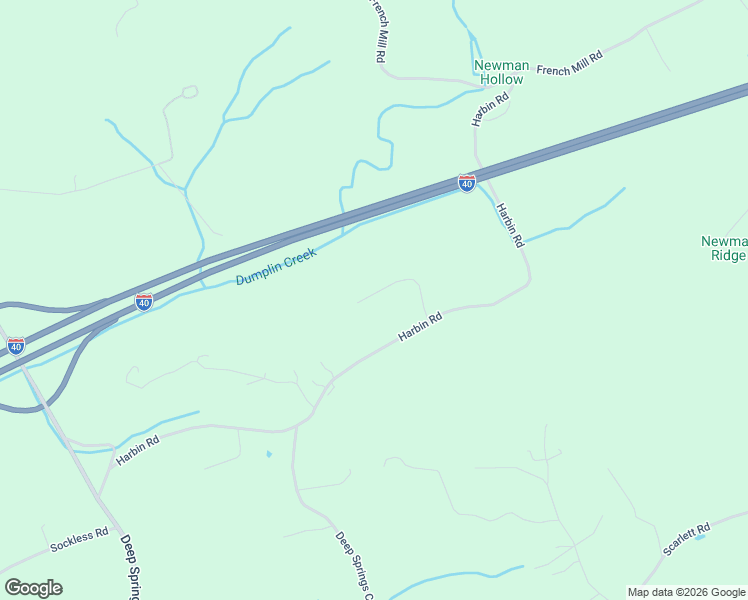 map of restaurants, bars, coffee shops, grocery stores, and more near 137 Birch Way in Dandridge