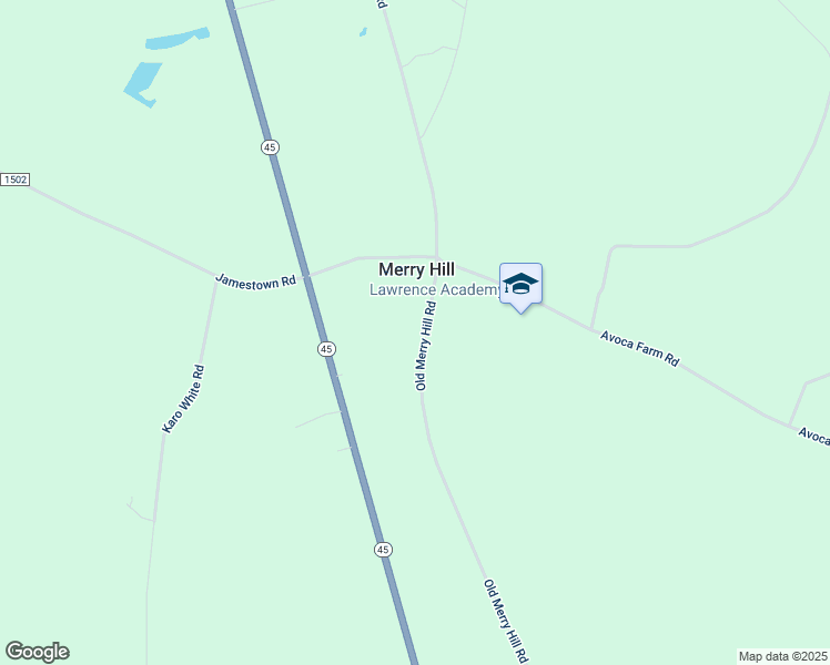 map of restaurants, bars, coffee shops, grocery stores, and more near 346 Old Merry Hill Road in Merry Hill